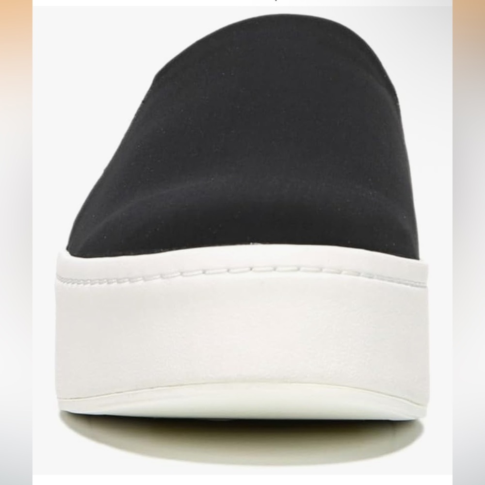 Vince Warren Black Slip-On Platform Sneakers - Picture 6 of 16